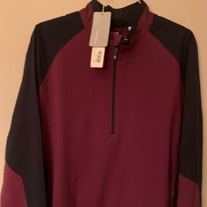 Cutter and buck cb weather tech 1/4 zip NEW